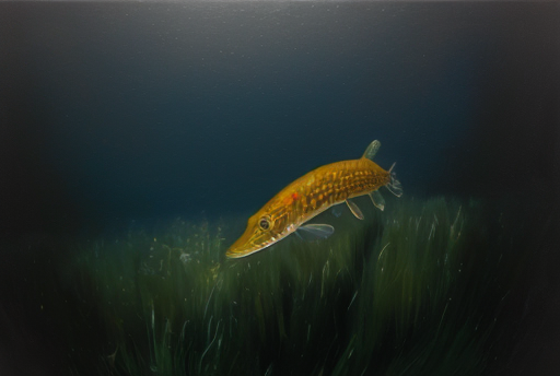 Oil Paint Northern Pike