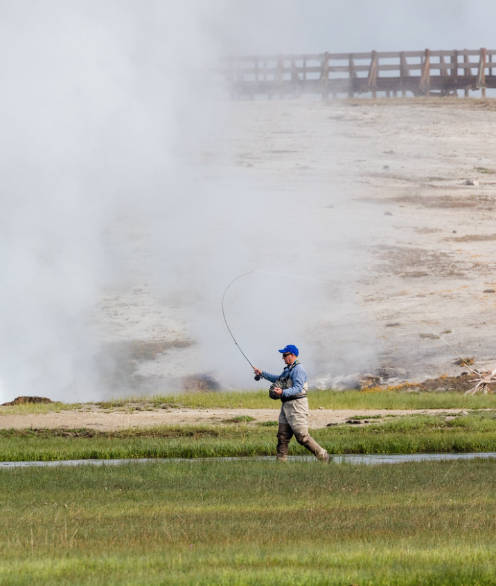 Fly fishing Yellowstone