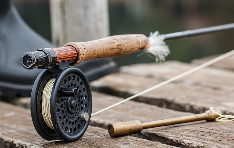 Fly rod loaded with fly line