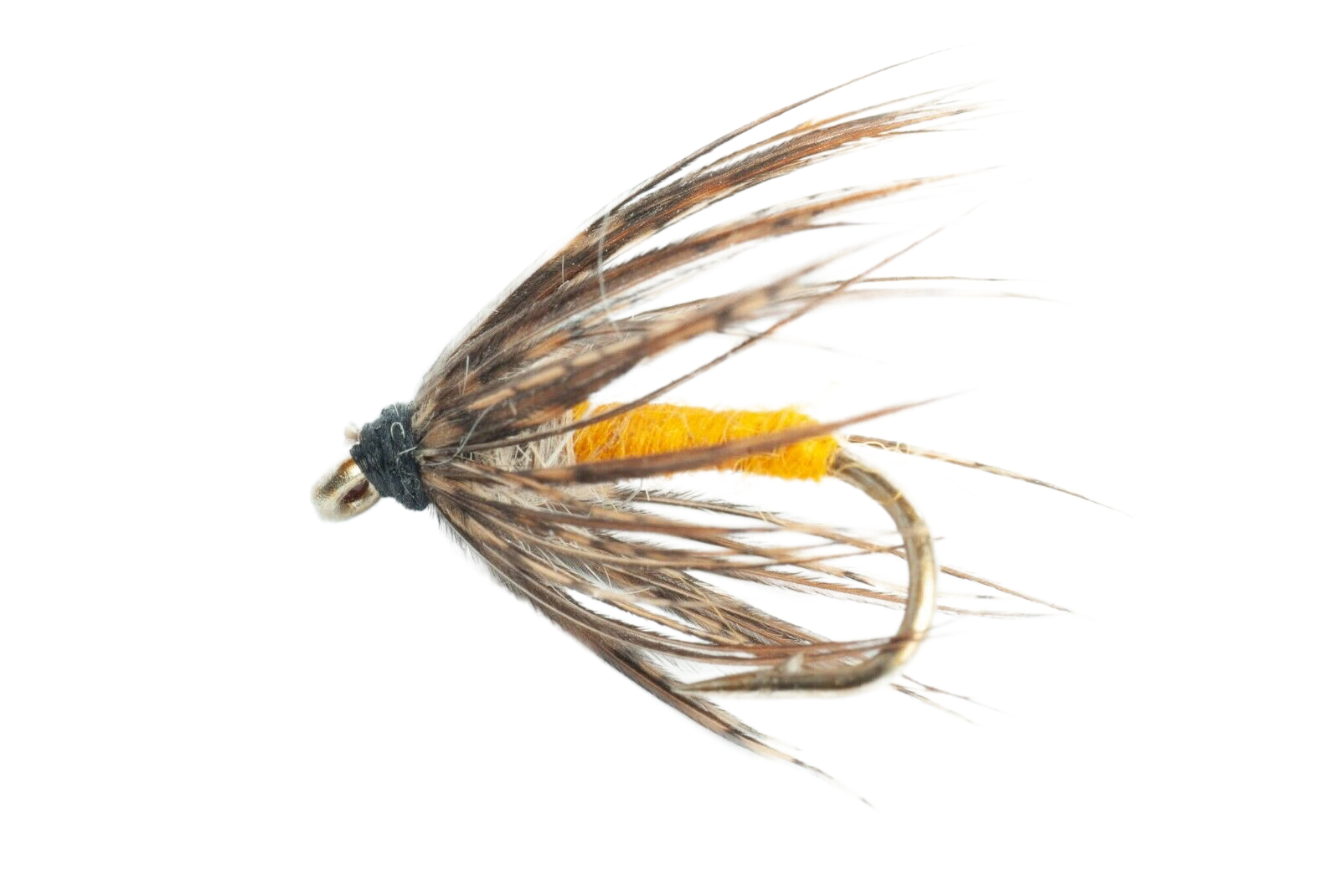 Orange wet fly