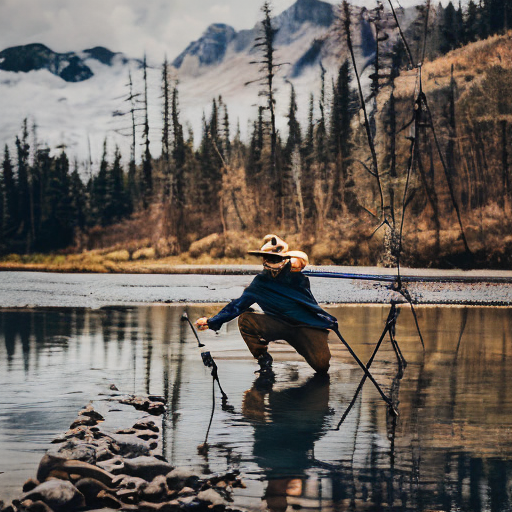 getting ready to fish